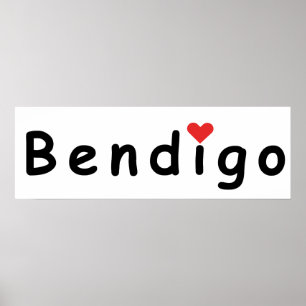 I kärlek Bendigo Poster