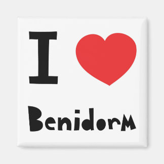 I kärlek Benidorm Magnet