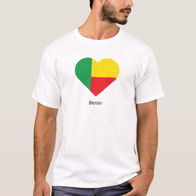 I Kärlek Benin T Shirt (Framsida)