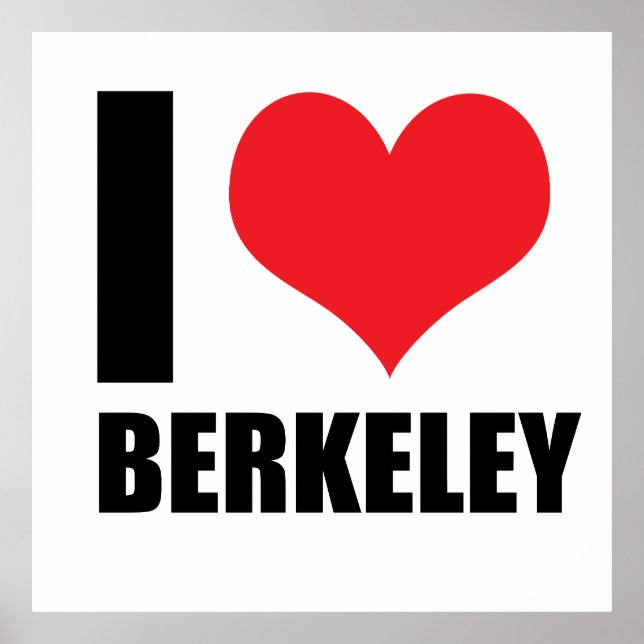 I kärlek Berkeley Poster (Framsidan)