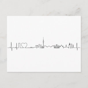 I kärlek Berlin (i ecu stil), souvenir Vykort