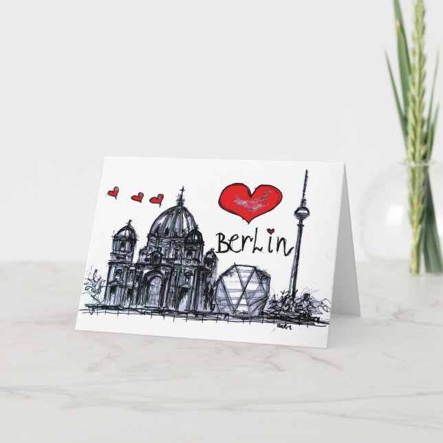 I kärlek Berlin Kort (Framsida)