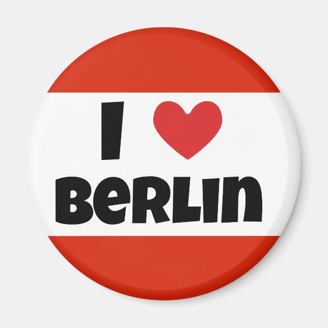 I kärlek Berlin Magnet (Framsidan)