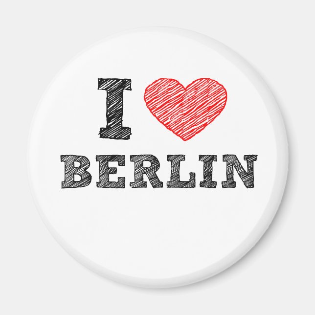 I Kärlek Berlin Magnet (Framsidan)
