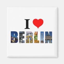 I Kärlek Berlin Tyskland Travel City Photo Magnet