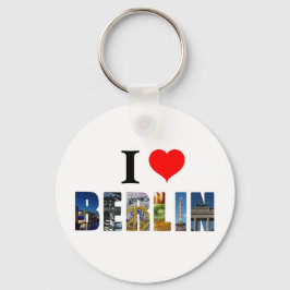 I Kärlek Berlin Tyskland Travel City Photo Nyckelring