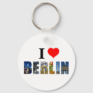 I Kärlek Berlin Tyskland Travel City Photo Nyckelring