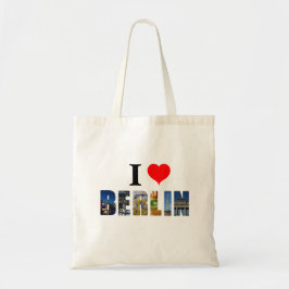 I Kärlek Berlin Tyskland Travel City Photo Tygkasse