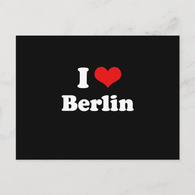 I KÄRLEK BERLIN VYKORT (Framsida)