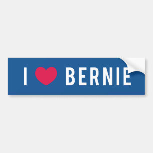 I Kärlek Bernie Bildekal