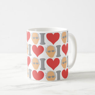 I Kärlek Bernie Sanders Kaffemugg