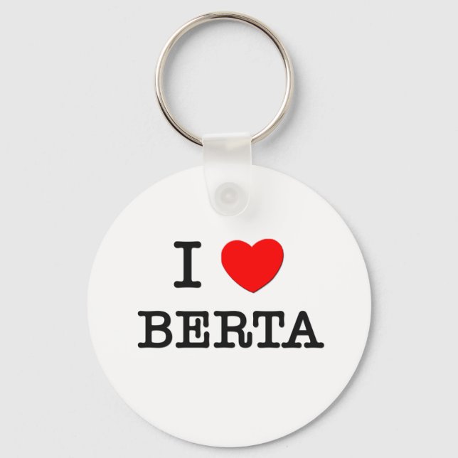 I Kärlek Berta Nyckelring (Framsida)