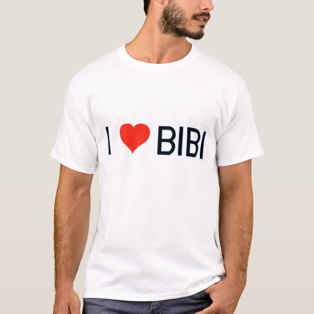 I Kärlek Bibi Tee Shirt (Framsida)