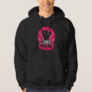 I Kärlek Biceps Curls Curl Ord Workout Musse Hoodie