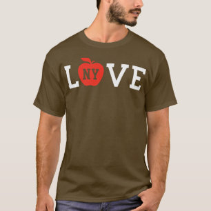 I Kärlek, Big Apple Heart Coola, Cute NYC New Yor T Shirt
