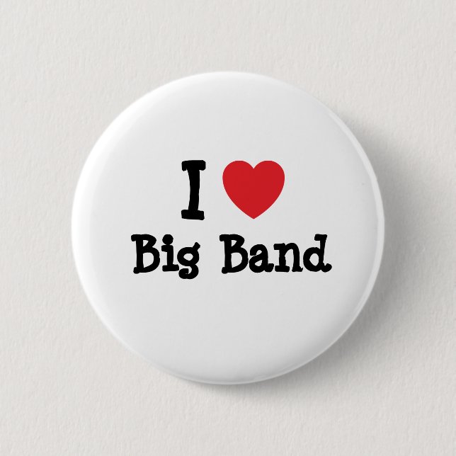 I kärlek Big Band anpassningsbar personlig Knapp (Framsida)