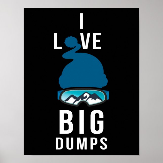 I KÄRLEK BIG DUMPS POSTER (Framsidan)