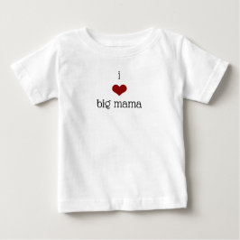 I Kärlek Big Mamma Grandma Grandmor T Shirt