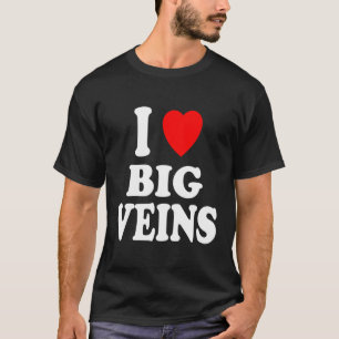 I Kärlek Big Veins Nurse Phlebotomist Gym Lyiting T Shirt