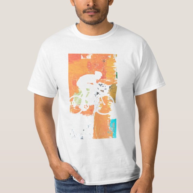 I Kärlek Biking T Shirt (Framsida)