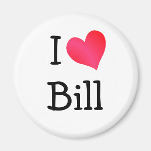 I Kärlek Bill Magnet