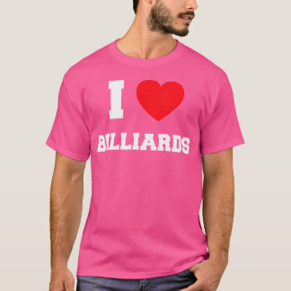 I Kärlek Billiards T Shirt