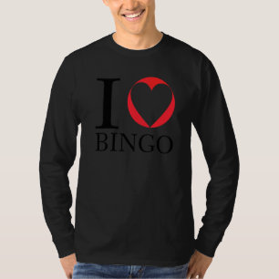 I Kärlek Bingo Funny Bingo Funny Bingo T Shirt