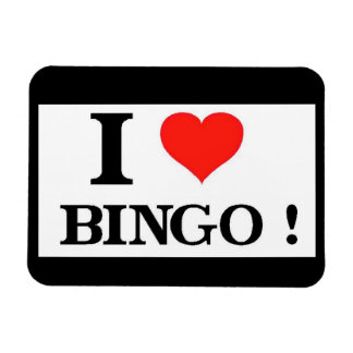 I Kärlek Bingo Magnet