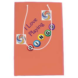 I Kärlek Bingo n Swirls Gift Bag