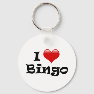 I Kärlek Bingo Nyckelring