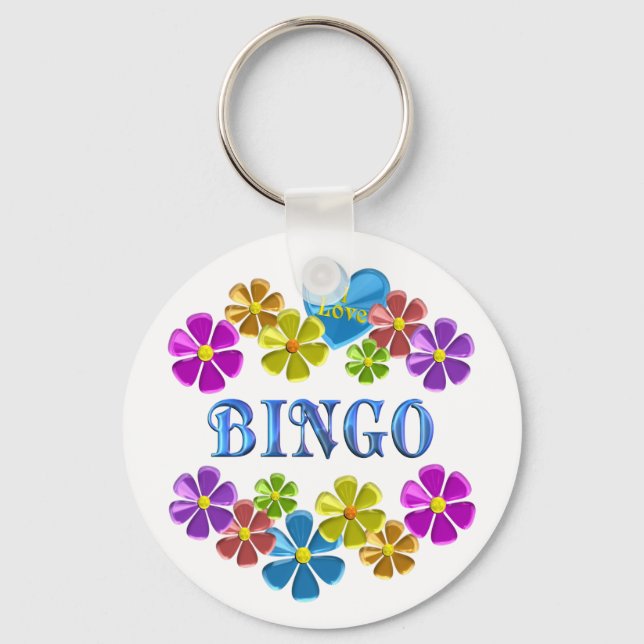 I Kärlek Bingo Nyckelring (Framsida)