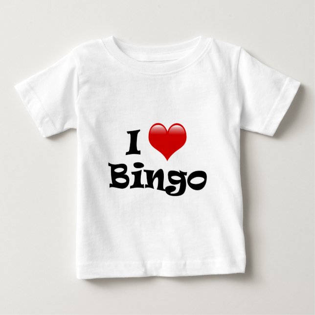 I Kärlek Bingo T-shirt (Framsida)