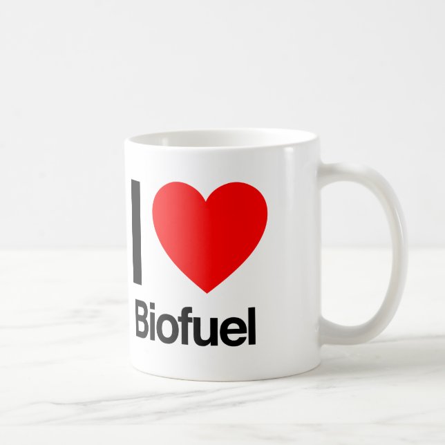 i kärlek biobränsle kaffemugg (Höger)