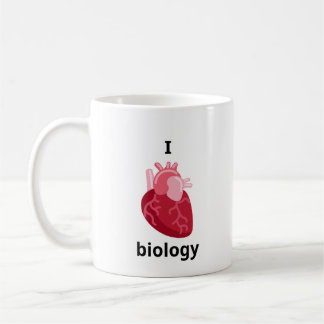 I kärlek biologi kaffemugg