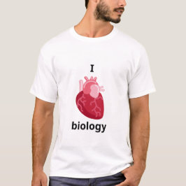 I kärlek biologi t shirt