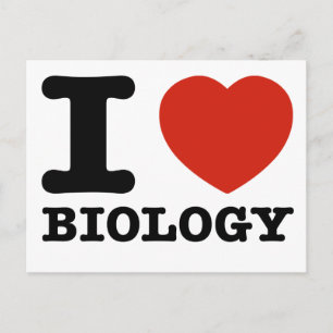 I kärlek biologi vykort