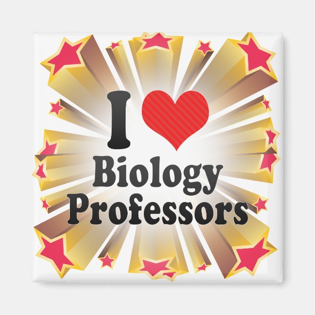 I Kärlek biologiprofessorer Magnet (Framsidan)