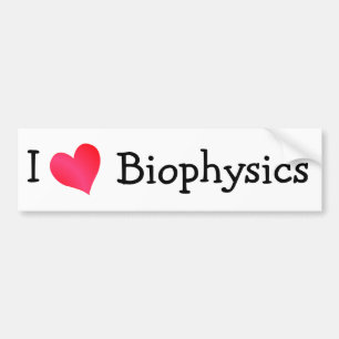 I Kärlek Biophysik Bildekal