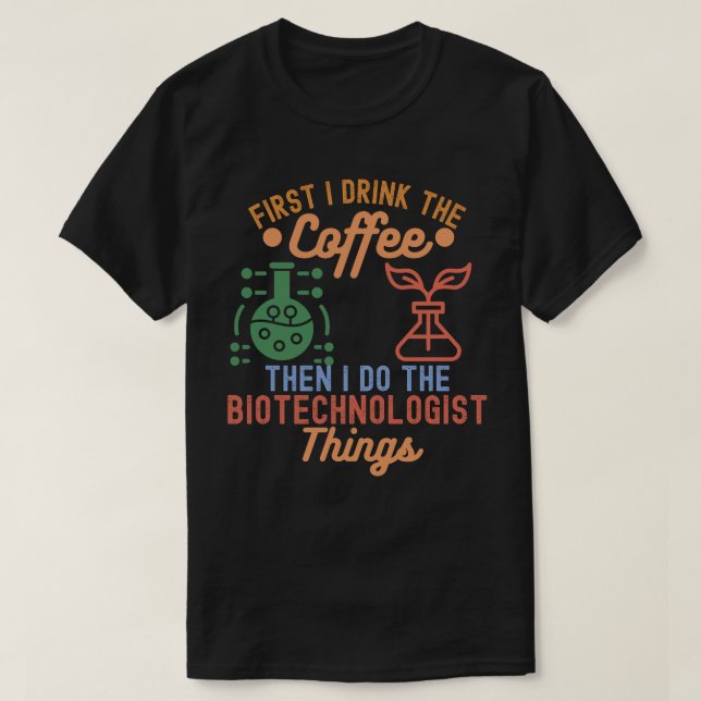 I Kärlek bioteknik, bioteknik, citat2 T Shirt (Design framsida)