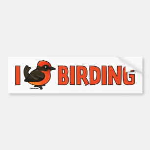 I Kärlek Birding VEFL Bildekal