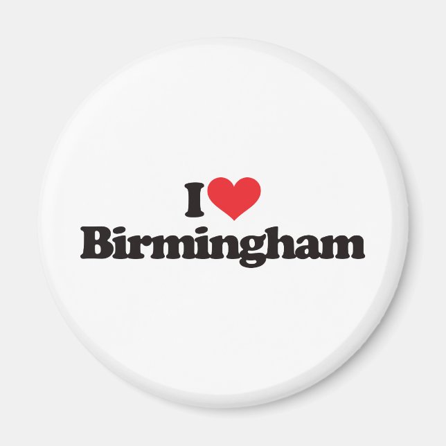 I Kärlek Birmingham Magnet (Framsidan)