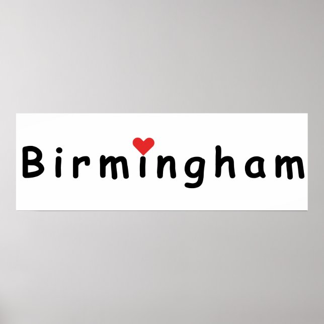 I kärlek Birmingham Poster (Framsidan)