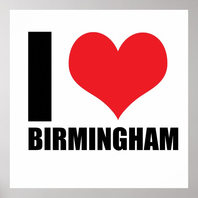 I kärlek Birmingham Poster (Framsidan)