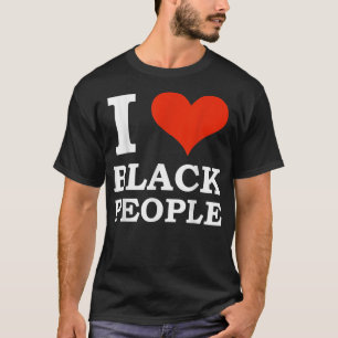 I kärlek Black Black är ett vackert svart Pride T Shirt