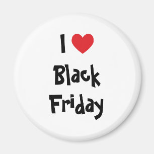I Kärlek Black Fredag Magnet