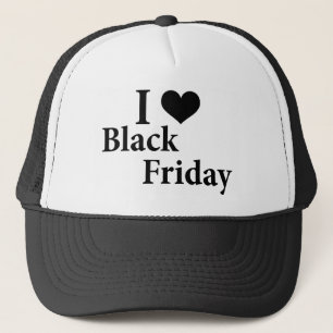 I Kärlek Black Fredag Truckerkeps