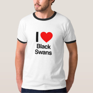 i kärlek Black svanar Tröja