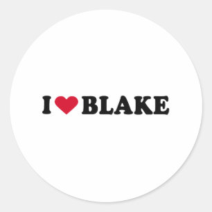 I KÄRLEK BLAKE RUNT KLISTERMÄRKE