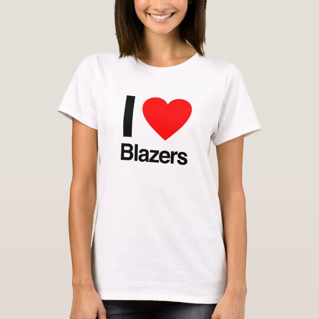i kärlek blazers t-shirt (Framsida)