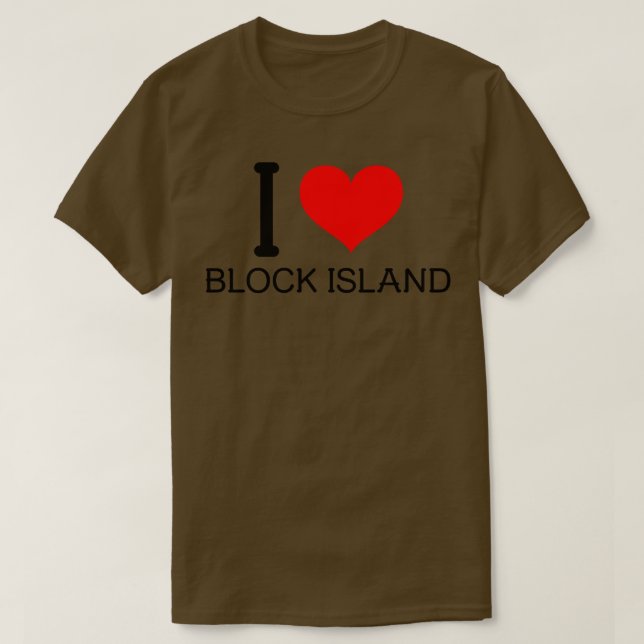 I kärlek blockö t shirt (Design framsida)